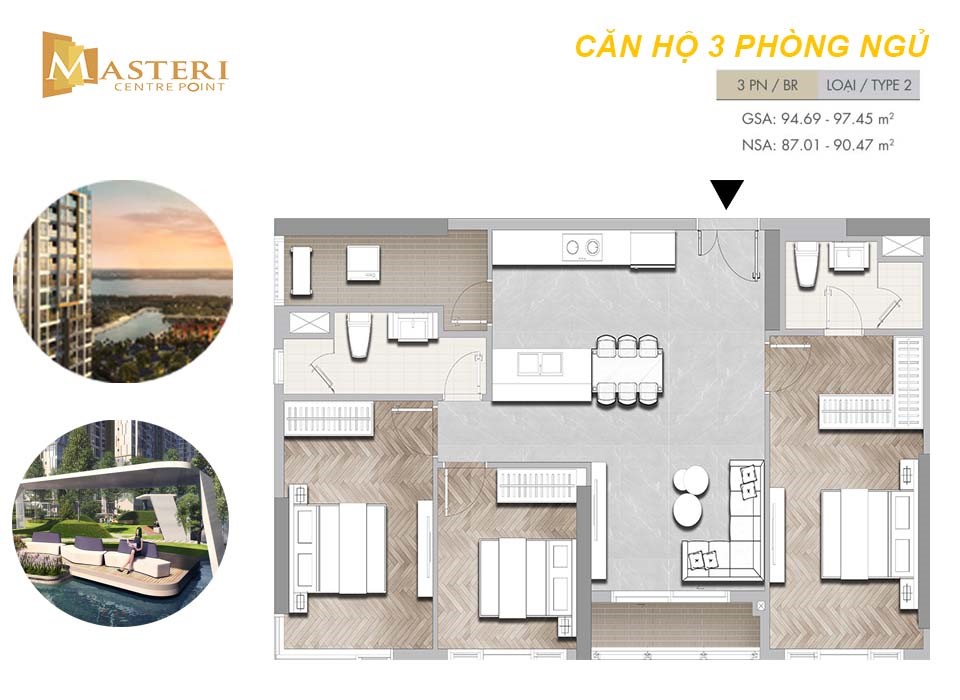 THIẾT KẾ CĂN 3PN+